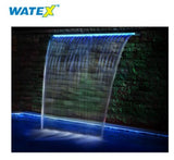CASCADA DE LABIO BLANCO CON LUZ LED 36" WATEX
