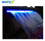 CASCADA DE LABIO BLANCO CON LUZ LED 36" WATEX