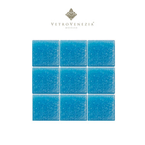 MOSAICO VENECIANO VETROVENEZIA AZUL ACAPULCO "A03" LINEA ESENCIA 2X2