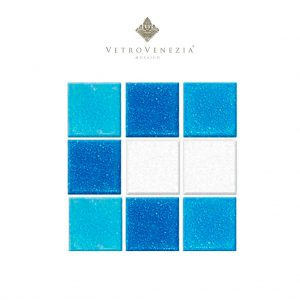 MOSAICO VENECIANO VETROVENEZIA MEZCLA MALIBU 2x2 (A010+A03+B011+C050) LINEA ESENCIA